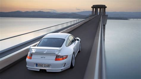 Wallpaper Porsche 911 Sports Car White Cars Driving Wheel