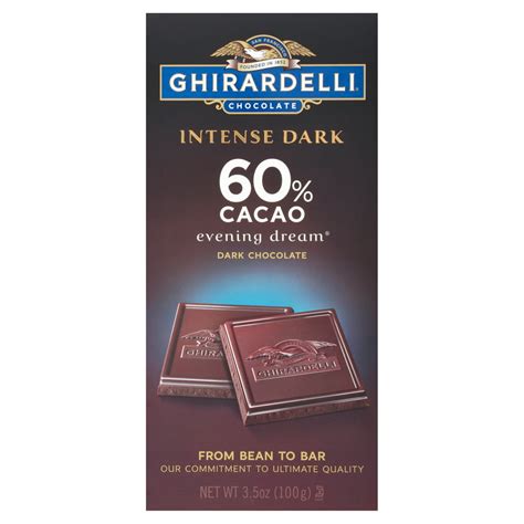 Ghirardelli Intense Dark 60 Cacao Evening Dream Bar 35oz Walmart