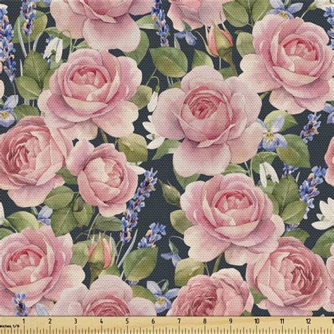 Floral Fabric By The Yard Upholstery Repeating Pattern Of Spring