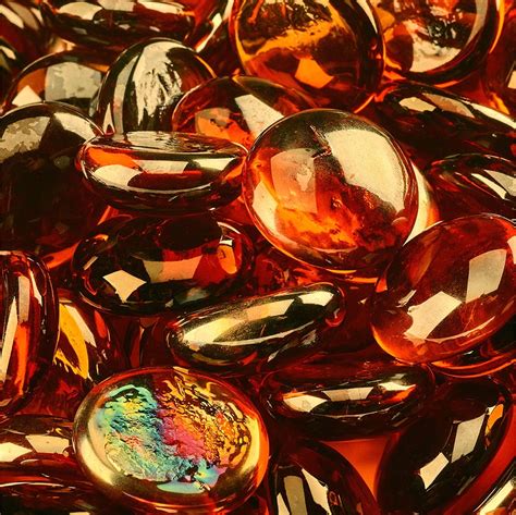 High Desert Fire Pit Glass Beads 3 4 Semi Reflective 10 Lbs