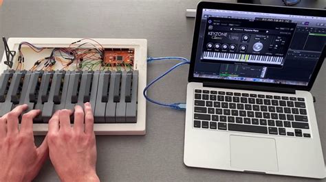 Playing The Arduino Midi Keyboard Youtube