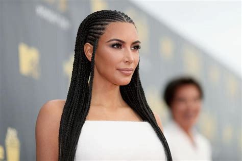 kim kardashian has been accused of cultural appropriation for wearing braids again the