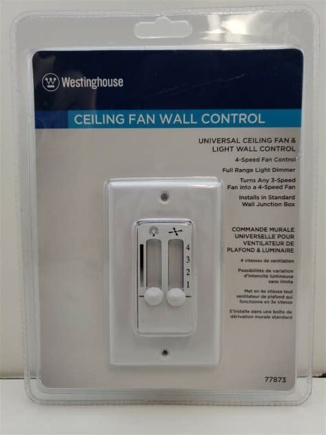 Westinghouse 7787300 Ceiling Fan And Light Wall Control Switch For Sale