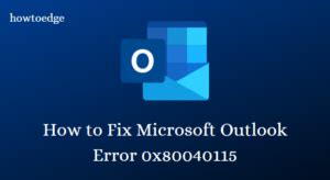 How To Fix Microsoft Outlook Error X