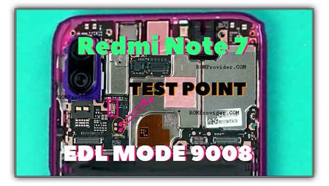 Redmi Note Pro Isp Emmc Pinout Test Point Edl Mode Vlr Eng Br