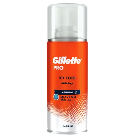 Gillette Pro Shave Gel Icy Cool Menthol 75ml Online At Best Price