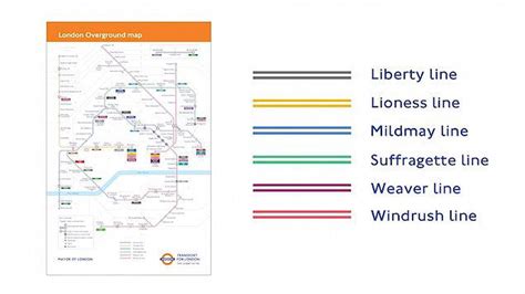 Whats The Reason Behind New London Overground Line Names Tube Map