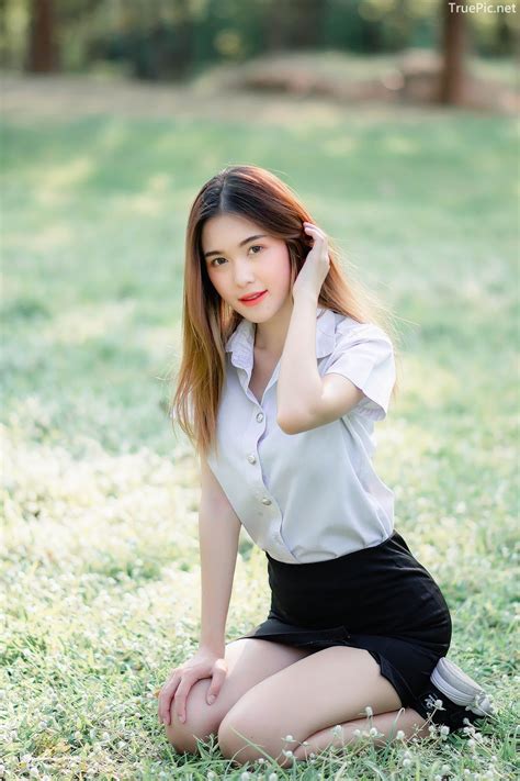 Hot Girl Thailand Pitcha Srisattabuth Cute Student With A Sweet