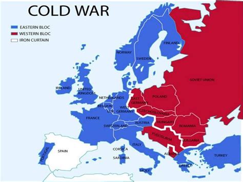 Cold War Map Activity Mr Colwells World History Class