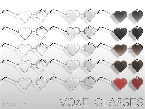 Some Cute New Heart Shaped Eyeglasses For You Found In Tsr Category