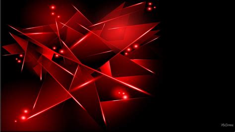 Red And Black Geometric Wallpapers Wallpaper Cave