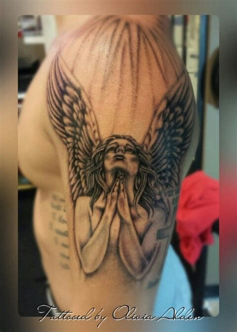 599 kneeling angel tattoo free vectors on ai, svg, eps or cdr. Praying angel tattoo | Angel tattoo designs, Tattoos, Picture tattoos