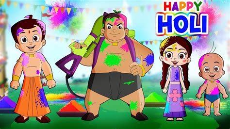 Chhota Bheem Holi Dhamaka Holi Special Video Cartoons For Kids