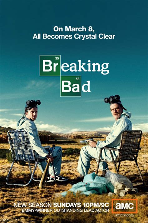 Breaking bad is an american television drama series created by vince gilligan, which premiered in 2008 on the cable network amc. For One Last Cook: The BREAKING BAD Poster Collection