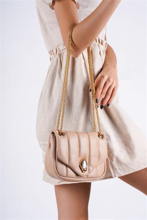 Capone Outfitters Rvl Women Nude Shoulder Bag