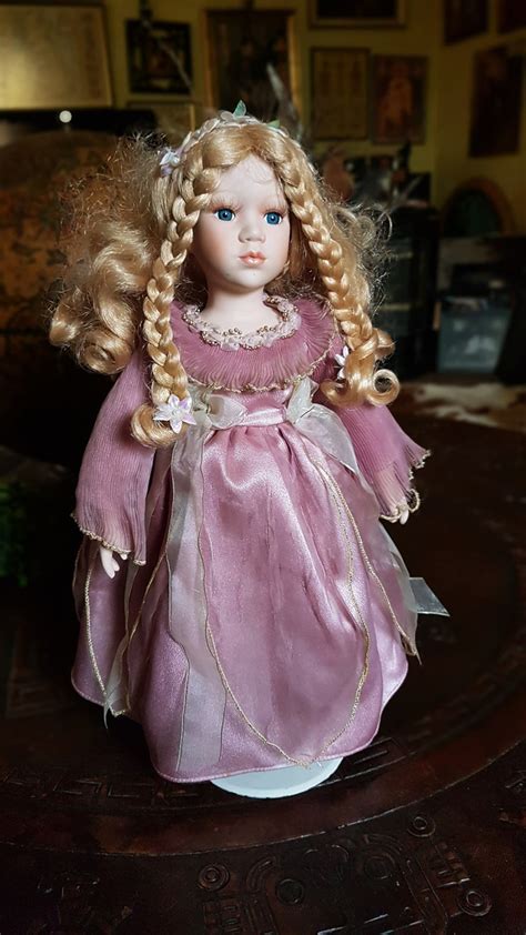 Fairy Porcelain Doll By Leonardo Collection Vintage Doll Etsy