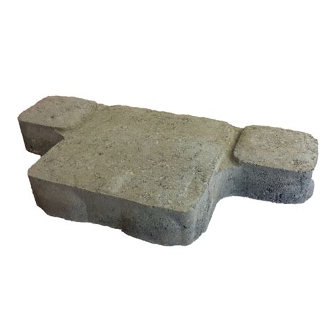 Camden Cobble Greycharcoal Concrete Paver Common 8 In X Actual 8