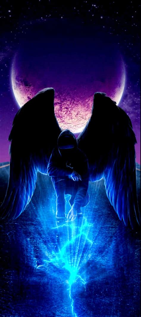 Warrior Angel Angel Fantasy Moon Sun Warrior Wings Hd Wallpaper