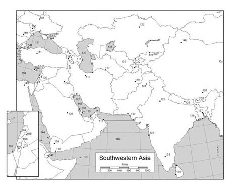 First Central And Southwest Asia Map Quiz