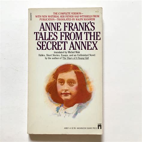 Anne Franks Tales From The Secret Annex Etsy
