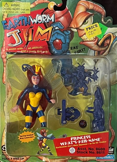 Earthworm Jim Princess Whats Her Name 1994 Noc Comic Collectibles Figurines Hipcomic