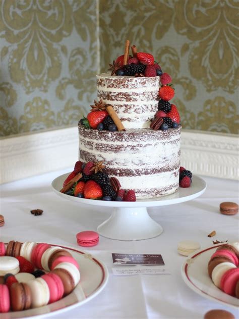 Semi Naked Cake Spices And Berries French Wedding Cakes