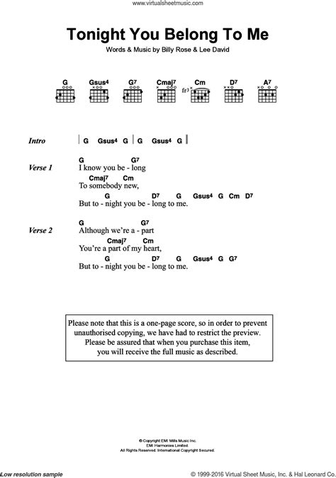 You Belong With Me Taylor Swift Guitar Chord Chart