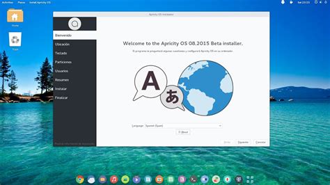 Apricity Os Gnome Desktop Full Review Spanish Audio Youtube