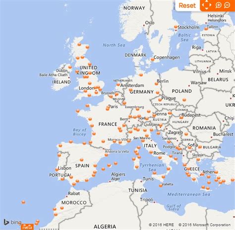 Easyjet Route Map Europe