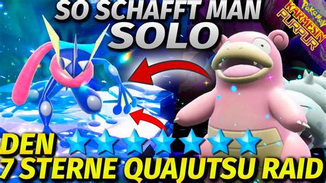 Neu So Schafft Man Solo Den 7 Sterne Quajutsu Raid Pokémon Karmesin