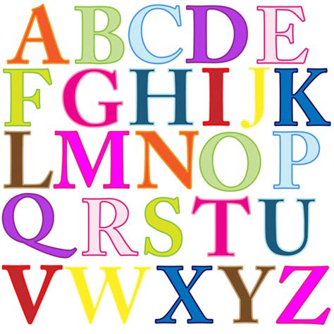 Large colorful alphabet flashcards for kindergarten & preschool! Alphabet Letters Colorful Free Stock Photo - Public Domain ...