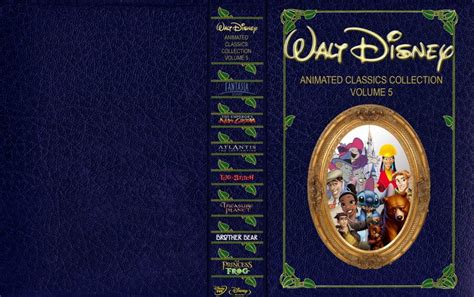 Disney Animated Classics Collection Volume 5 Movie Dvd Custom Covers