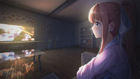 Watching Anime With Monika Ddlc Our Time Ep 2 Youtube