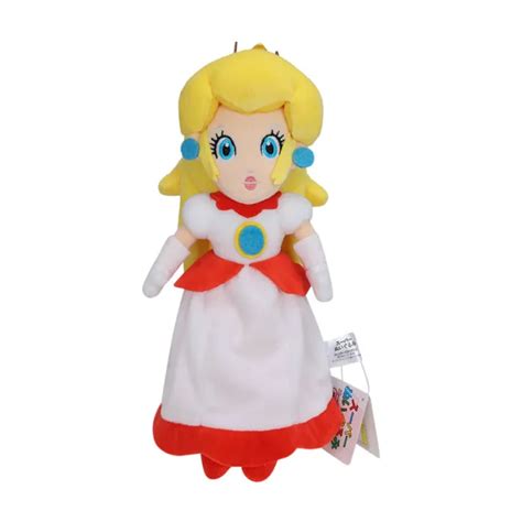 Super Mario Bros Soft 10 Fire Princess Peach Stuffed Plush Toy Best Girl T £18 74