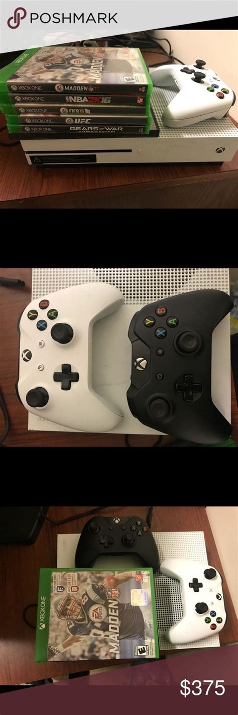 Xbox 1s With Wireless Controllers And Games Wireless Controller Xbox