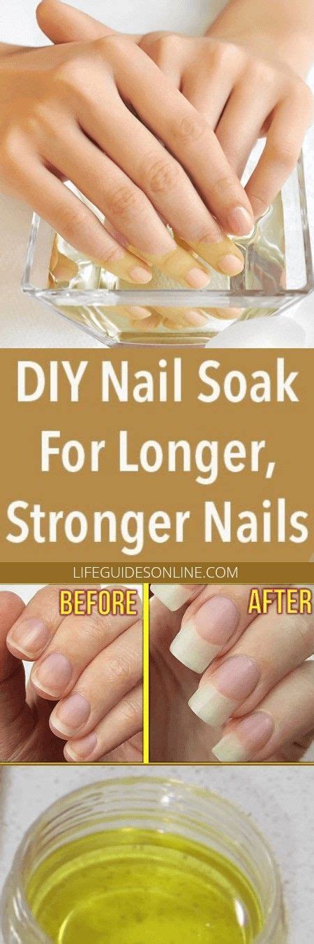 How To Soak Nails To Strengthen And Grow Longer Nails With Images