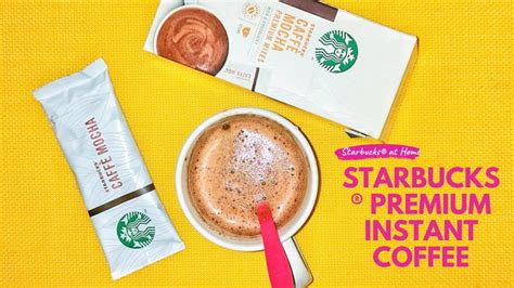 Unboxing Starbucks Premium Coffee At Home Starbucks Premium Instant