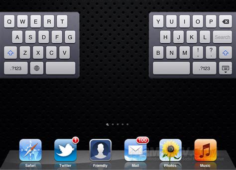 How To Enable The Split Keyboard In Ipad With Ios 5
