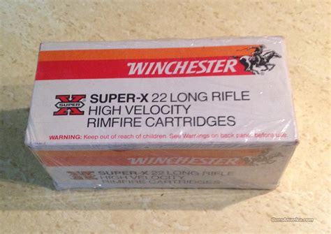 Winchester 22 Long Rifle Ammo Super X 500 R For Sale