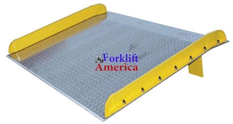 60w X 60l Aluminum Dockboard Dockplate W Steel Curbs 10000 Lbs