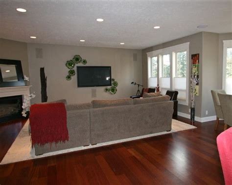 Solid wood, wood veneers color: Family Room Brazilian Cherry Wood Floors Design, Pictures ...