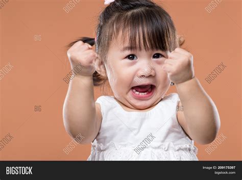Excited Baby Girl Image And Photo Free Trial Bigstock