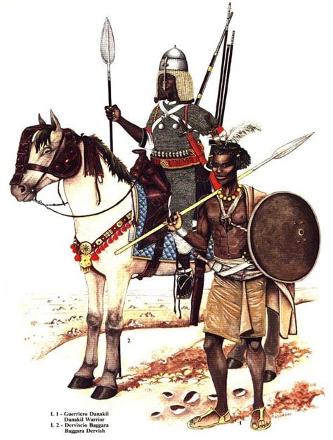 Two Men Dressed In Armor Standing Next To Each Other On Horseback With