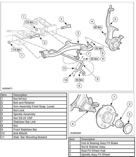 Ford Front End Diagrams