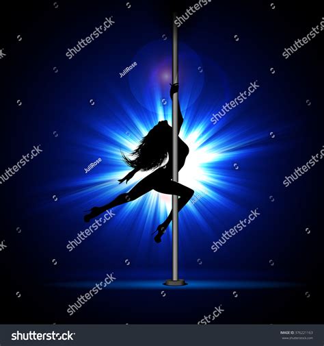 Vector Illustration Girl Dancing Striptease Stock Vector Royalty Free 376221163 Shutterstock