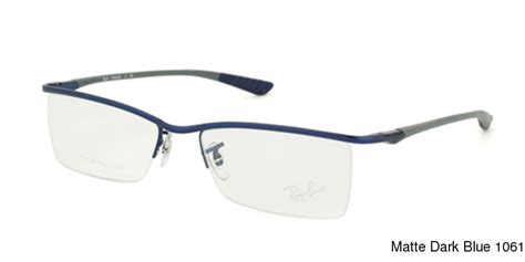 Buy Ray Ban Rx8706 Semi Rimless Half Frame Prescription Eyeglasses