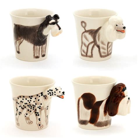 Ceramic Cups Ceramic Pottery Ceramic Art Drawing Cup Dog Drawing