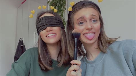 my sister does my makeup blindfolded youtube