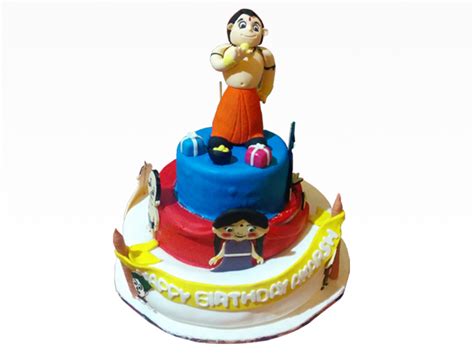 Chota Bheem Big Cake Half Kg Buy Chota Bheem Big Cake Online Warmoven