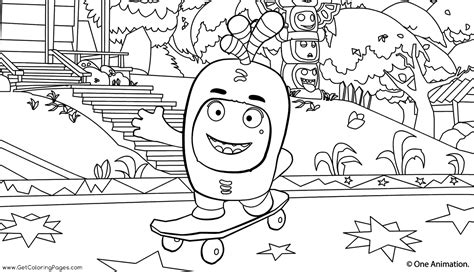 How to draw oddbods, jeff, pogo, fuse #2 | drawing coloring pages videos for kids please subscribe. Funny Oddbods Coloring Pages - Get Coloring Pages